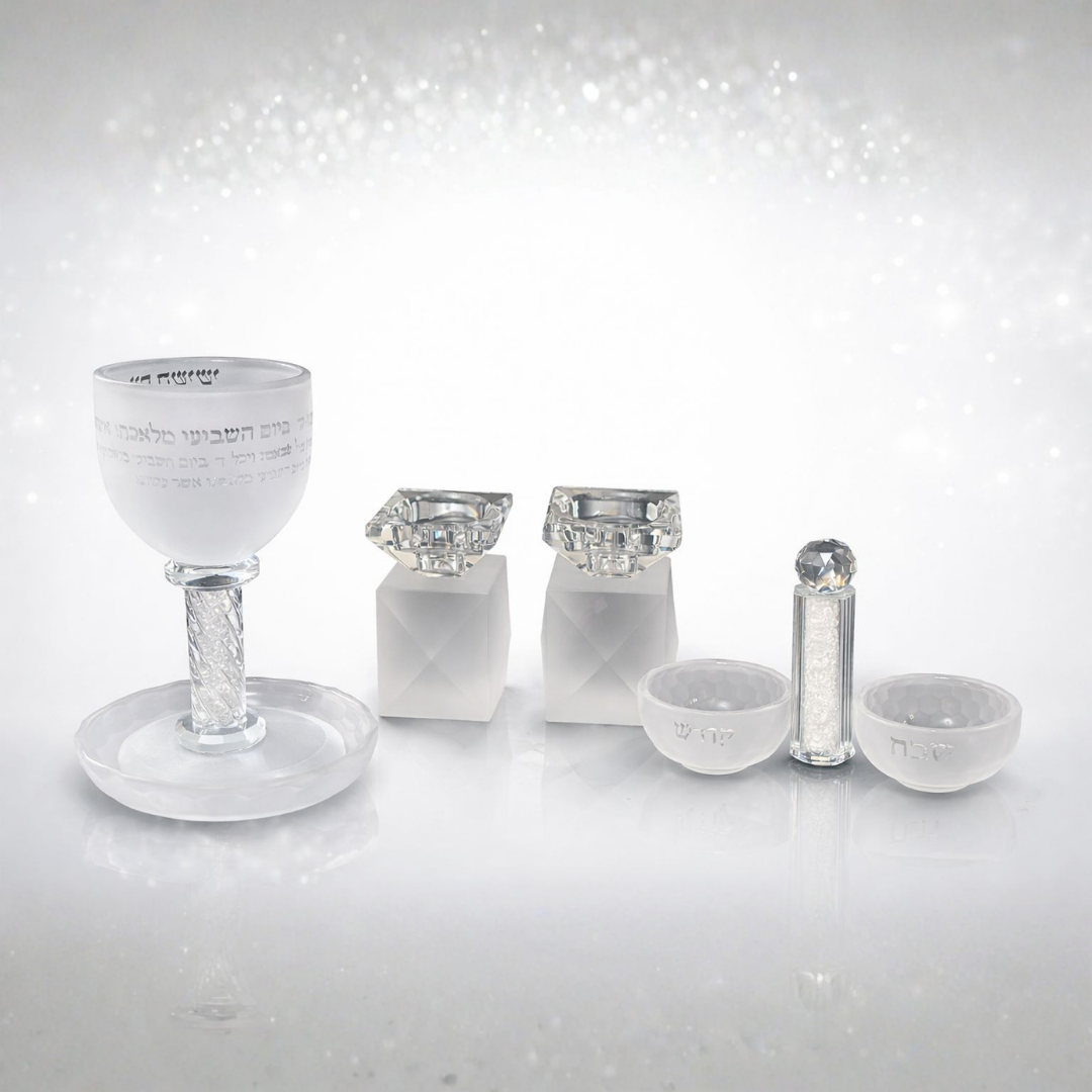 סט קידוש דגם קרח