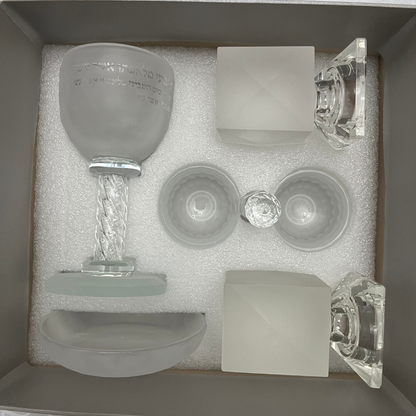 סט קידוש דגם קרח